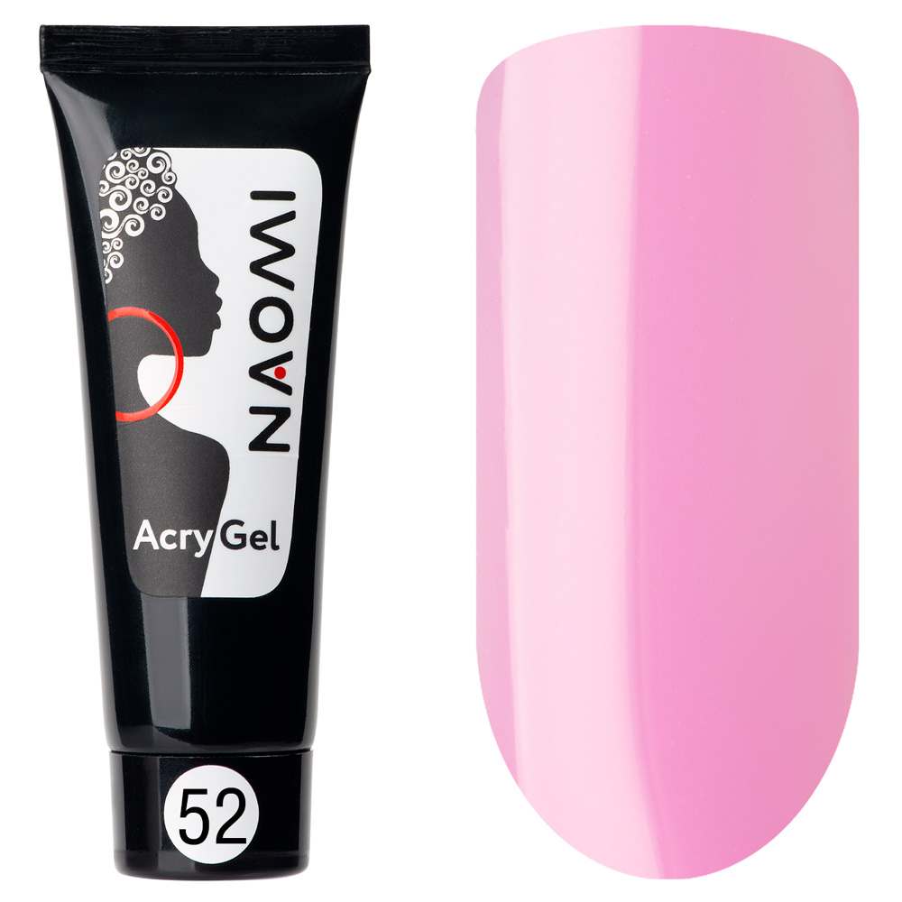 Naomi AcryGel, 15гр (в тубе) 52 Холодный розовый NEW